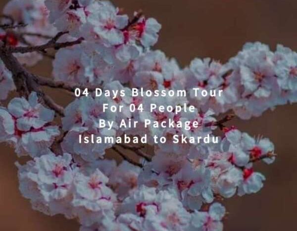04 Days Blossom Tour to Skardu for 04 People (By Air)
